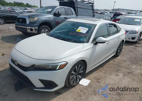2022 Honda Civic Ex z USA, uszkodzony, nr VIN JHMFE1F78NX004526